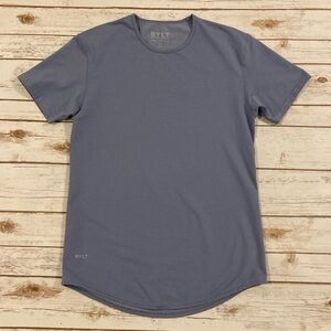 BYLT Basics Drop-Cut Lux Shirt Blue Medium